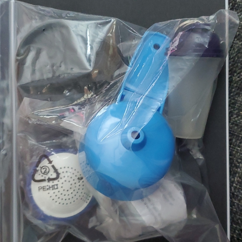 Tupperware keychains and gadgets
